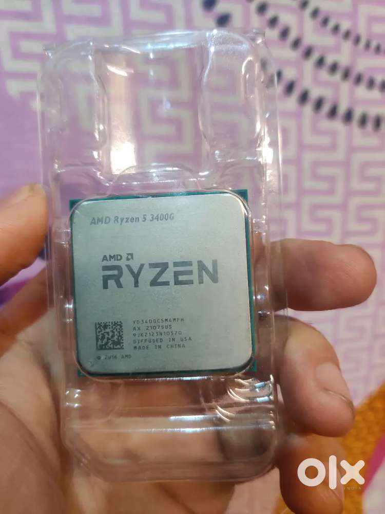 3+ year old 3400g processor with bill and box