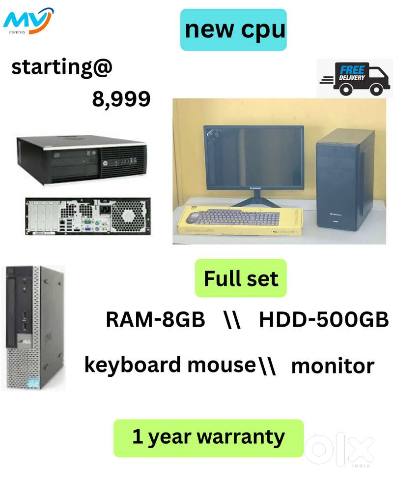 Hard Disk - 500GB  Cash on home delivery  1 Year Warranty  Same day d