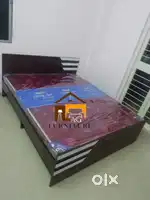 Factory sell brand new non storage bed with mattress