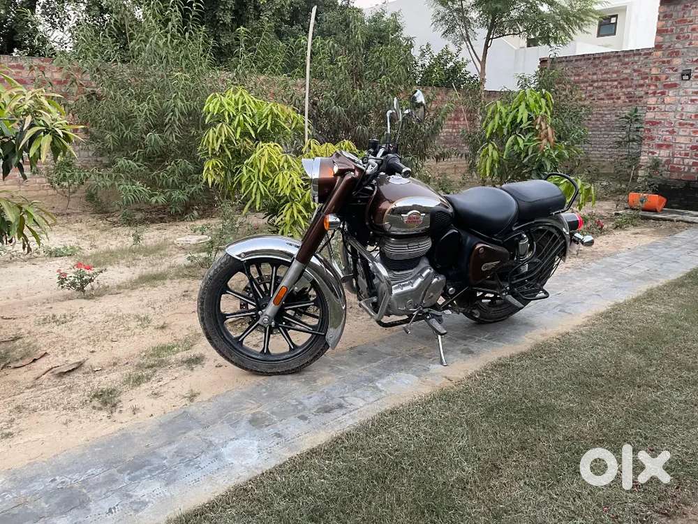 Royal Enfield classic chrome bronze