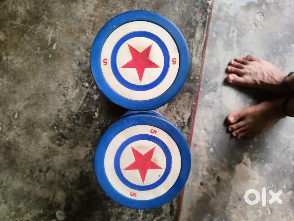 5 Kgs Captain America Dumbell Pair