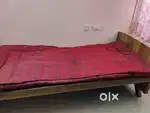 Single cot with bed