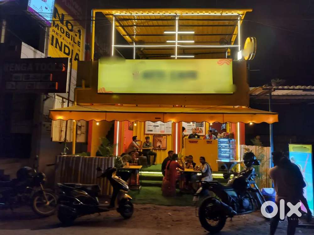 Running Cafe Business for Sale in MEDAVAKKAM-Ground Fr+Rooftop Seating