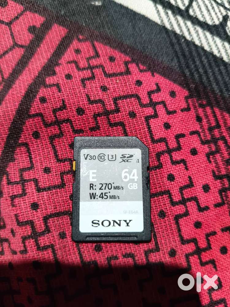 Sony 64GB SF-E Series UHS-II SDXC memory card