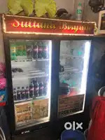 Double door fridge pepsi company