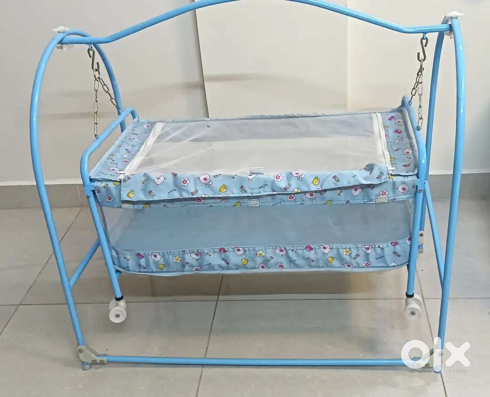 Baby swing with bed and pillow