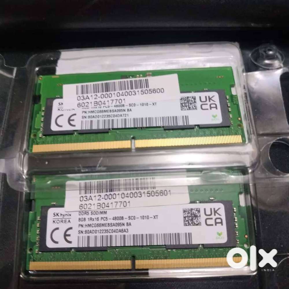 2 x 8 GB Memory Modules DDR5