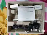 Router with Adapter and Lan cable