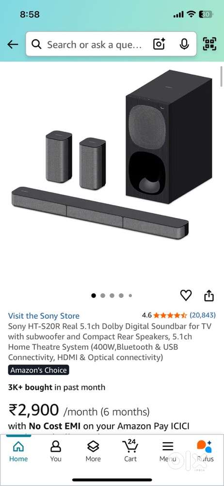 Sony Music Speaker Home Theatre System