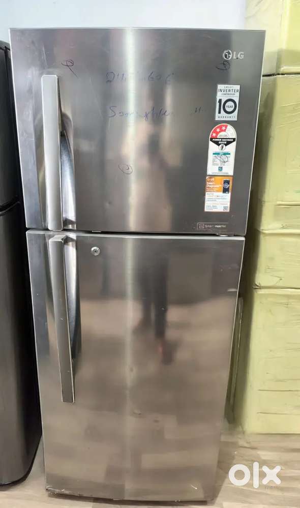 Lg double fridge 350 liters free home delivery.