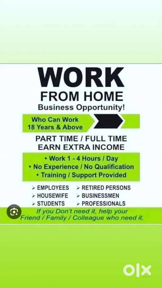 Work from home opportunity
