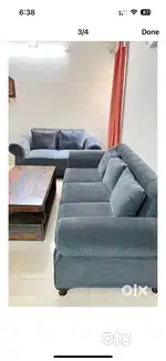 Sofa set with centre table