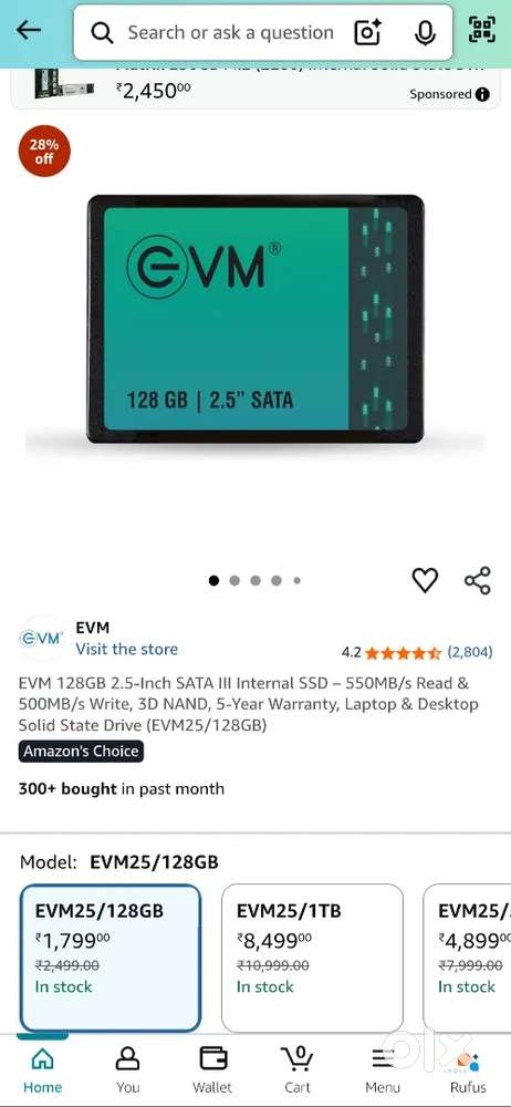 SSD 128GB Urjent sell