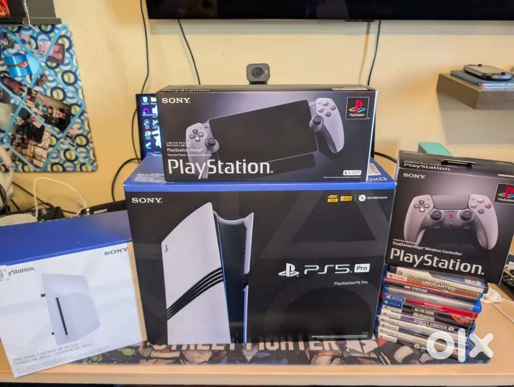 PlayStation 5 Pro2TB Disc Drive Bundle W 12 Games 30th Dualsense