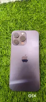 iPhone 14 Pro Max 256gb deep purple with box and neat and clean