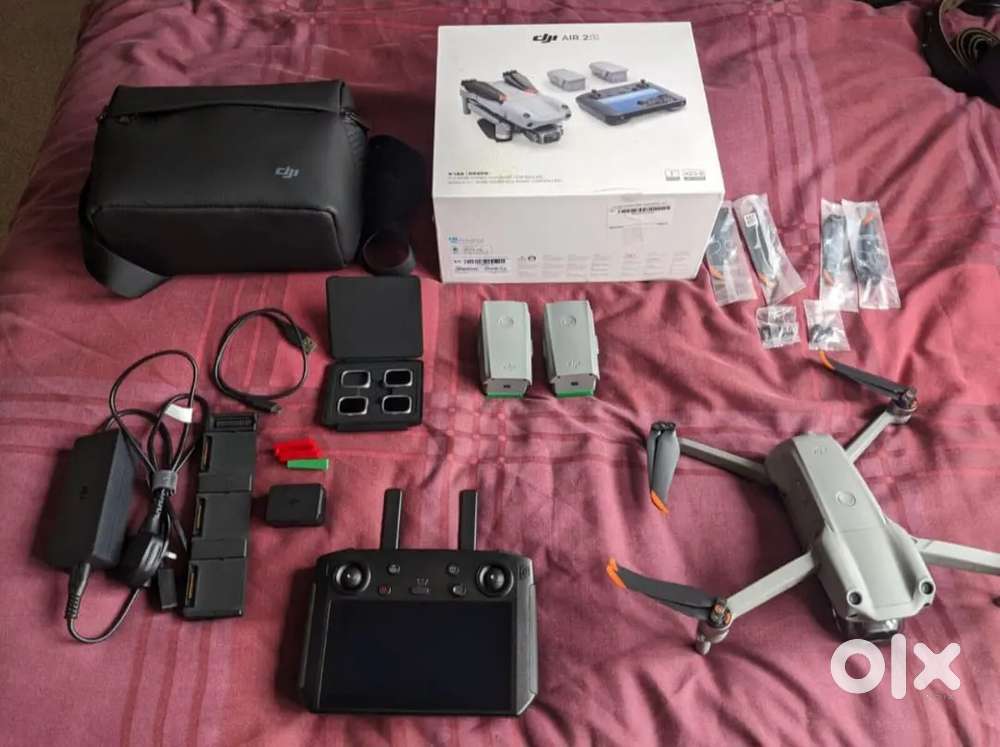 Used DJI Air 2S 5.4K Fly More Combo Drone - Bundle - Inc. Smart