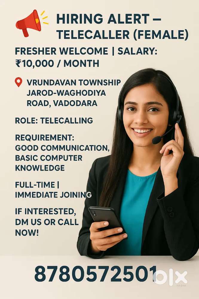 Hiring Alert – Telecaller (Female)