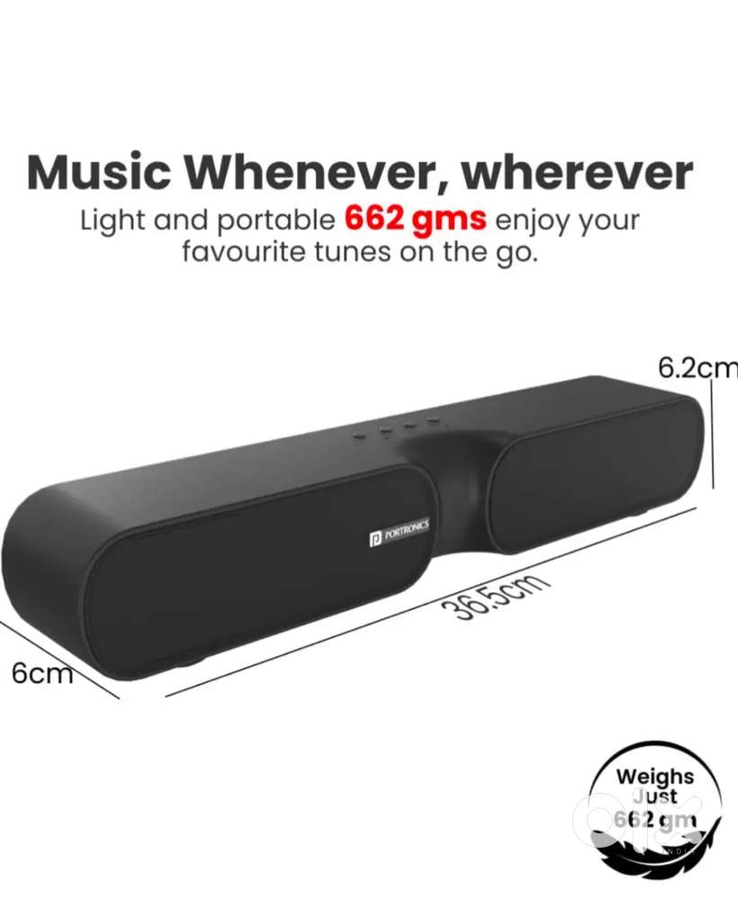 Portronics Decibel 20 16W Wireless Bluetooth Soundbar