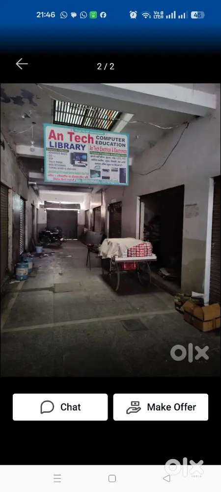 Semi furnished shop, market area