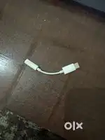 Apple original C-type Earphones and C-type to 3.5mm connector.