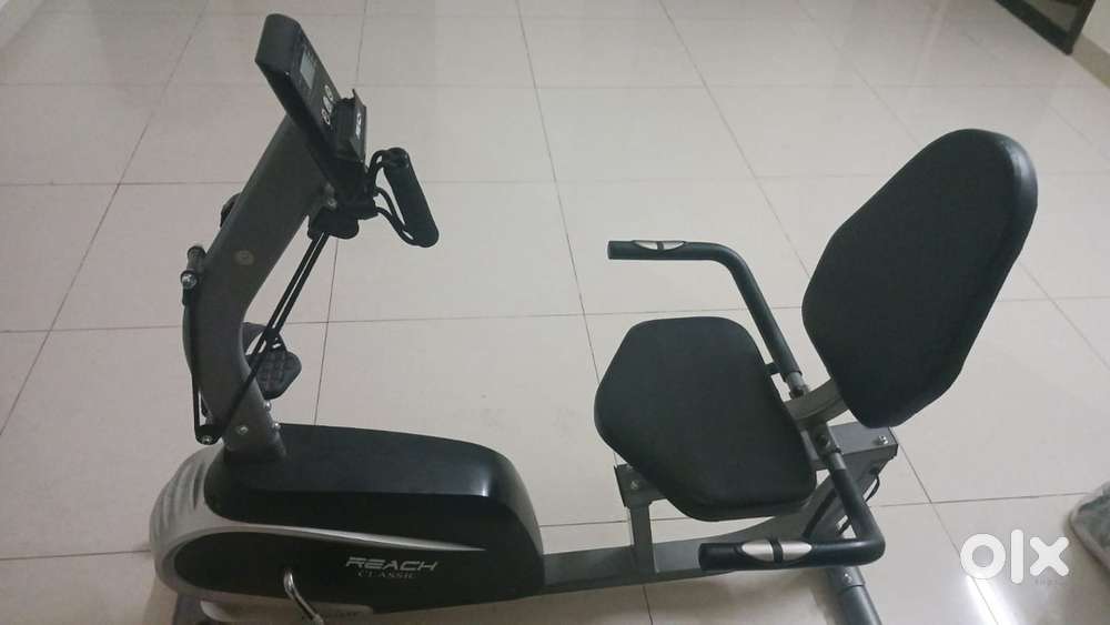 Reach classic Recumbent Bike Exercise cycle with Back Support