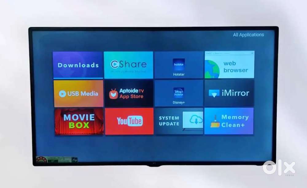 43 inch smart android frameless led tv with 600 channel free in tv