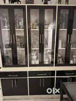 Dinning table and Crorckery showcase