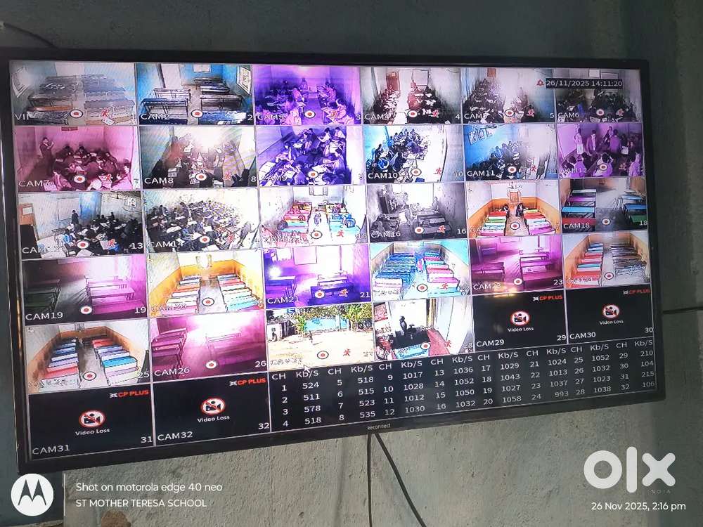 Cctv 32 Channel DVR & 16 Channel DVR with 42 Bullets Camera