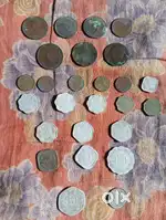 British coins 1 paise, 2 paise ,3 paise ,5,10,20,25 all old coin sell