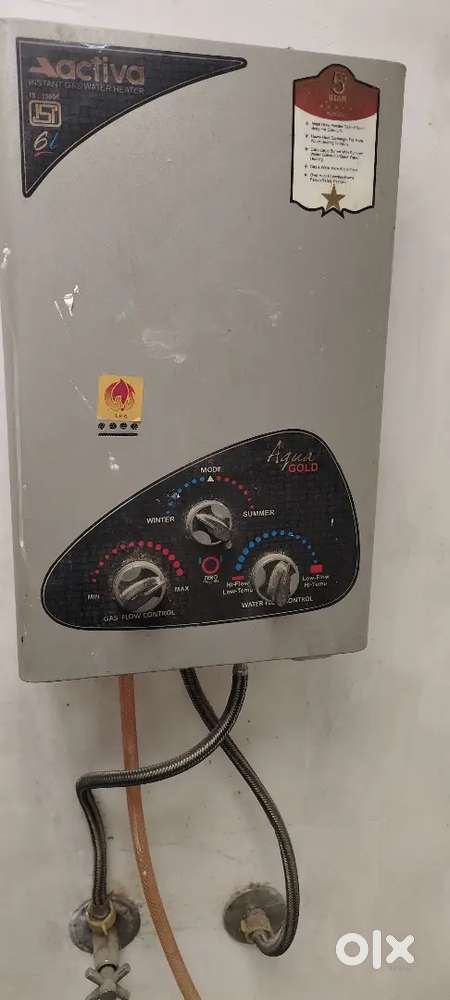 gas geyser 6 liter