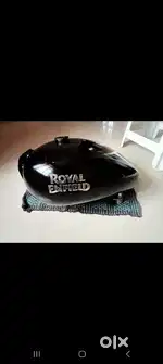 Royal enfield vintage tank with paint