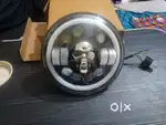 MOTO GENIUS 5.7 Inch LED Round Headlight for Harley Davidson & Bajaj