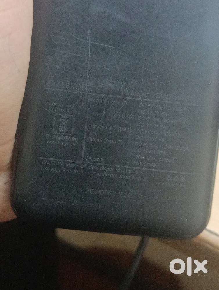 Zebronics Power Bank  Rapid Charge  Flashlight  Strong Battery