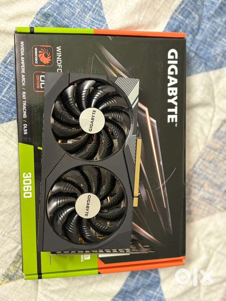 {PRE-OWNED} GIGABYTE RTX 3060 (5 months old) with box and bill