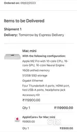 Mac Mini M2 Pro 16GB 512GB