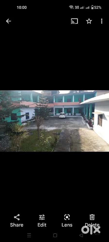 I want to rent out my building with proper water and parking facility