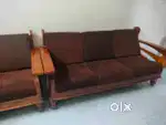 Teak wood sofa