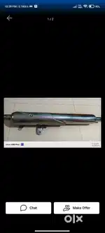 Royal Enfield stock silencer bs4