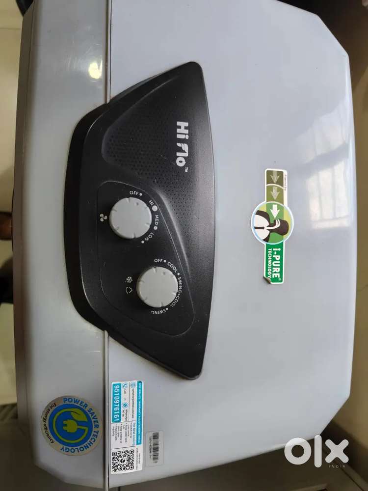 Rs 3500-Air cooler( Symphony Hi-Flo 40L- warranty till 3/3/26