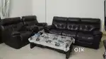 Sofa set two recliners