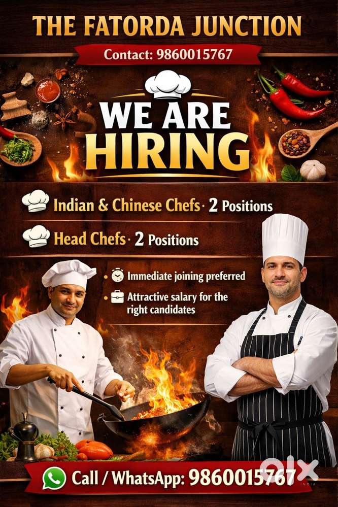 Wanted All Rounder Head Chef