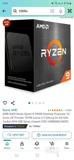 Ryzen 5900x and Asus x570 e gaming wifi motherboard and Gskill 32gb.