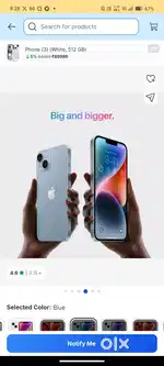 I phone 14 sealed piece new one