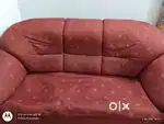 Damro Sofa Set-Red