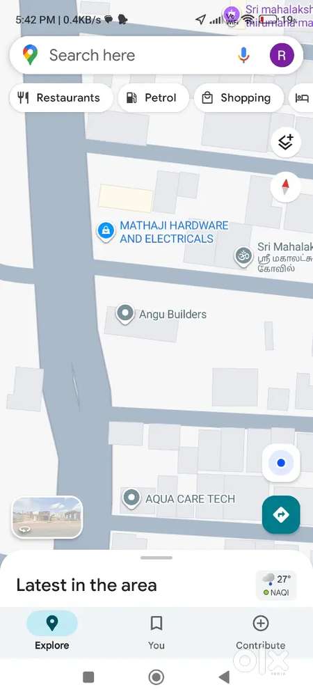 Plot sales near kovilvazhi bus stand dharapuram main road base