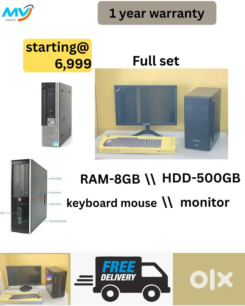 Door Step Delivery  Free Installations  Desktop Laptop Sales & Service