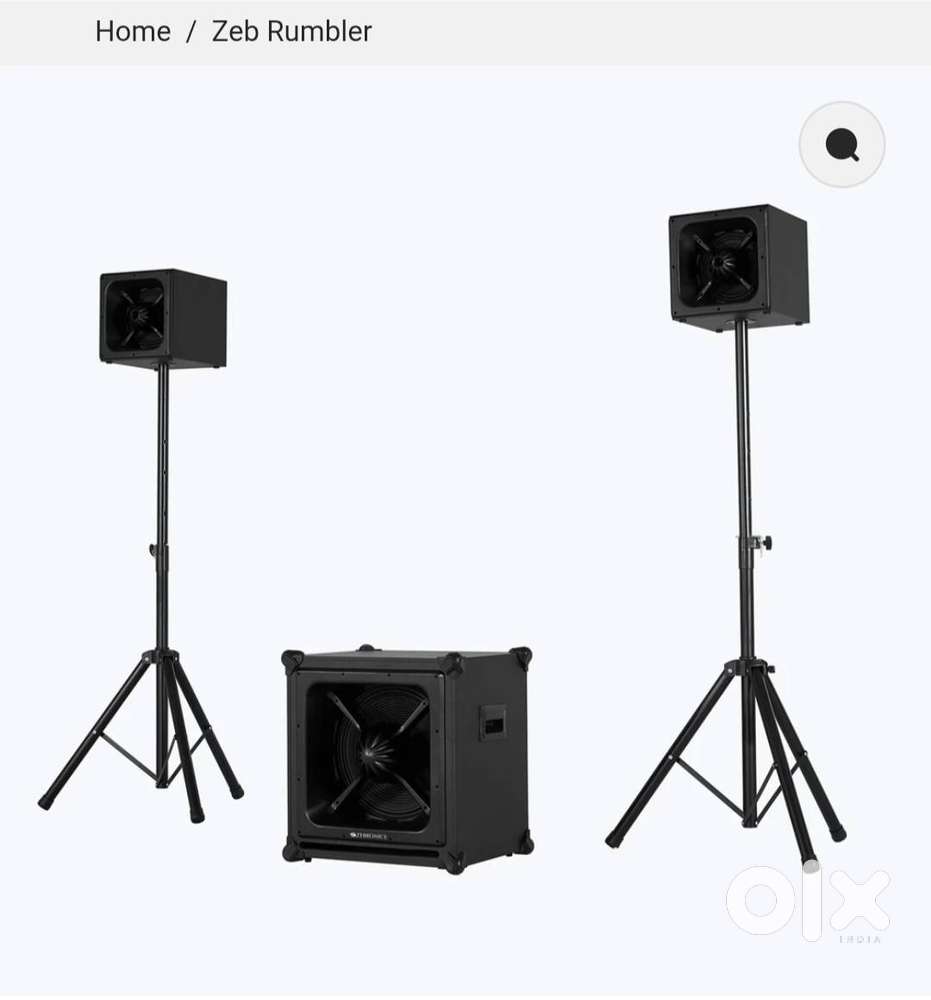 Brand -Zebronics, Model -Rumbler 2.1,Seal packing with One year Warran