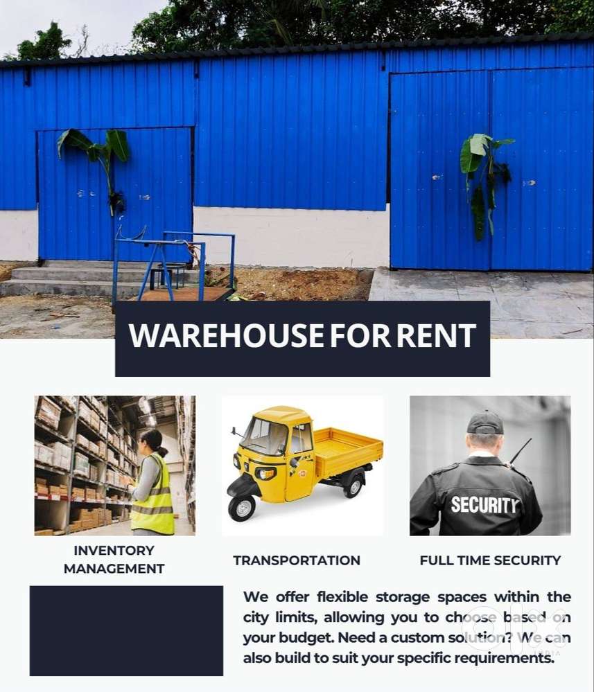 Godown/Empty Land for Rent City Limit Trichy