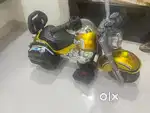 Battery operated car and bike