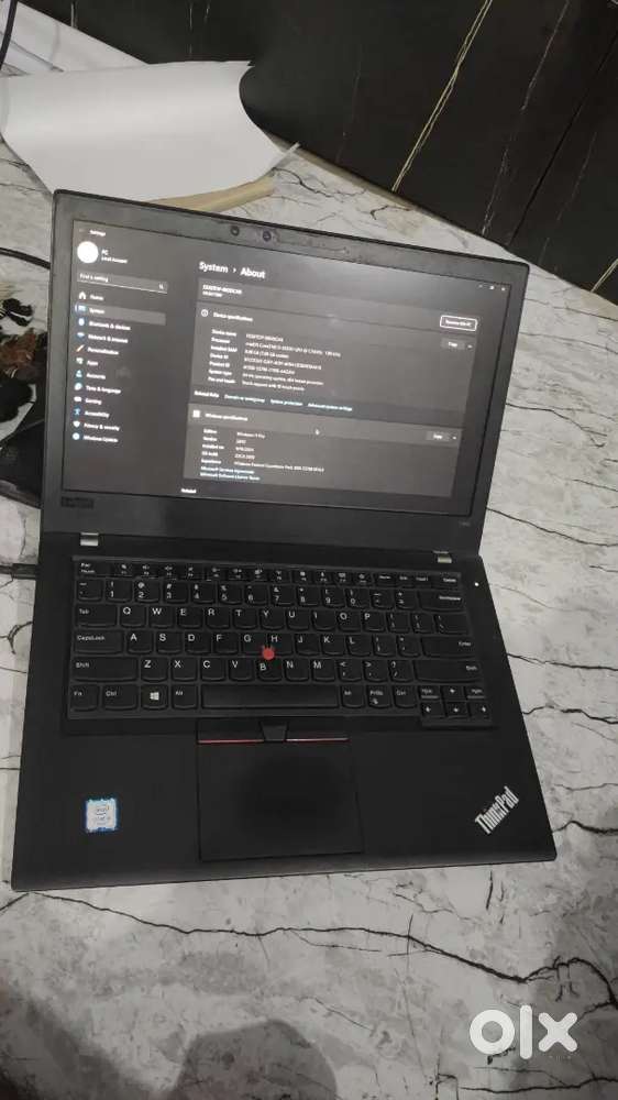 Lenovo ThinkPad t480 touch screen